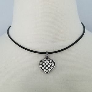 John Hardy Sterling Silver 925 Heart Dot Pendant